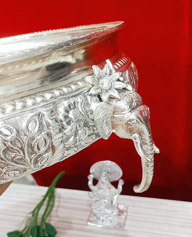 Urli -German silver - MIRASILKS Urli -German silver