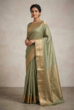 Pistachio Green Kanjivaram Saree