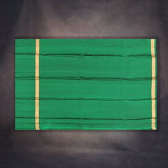 Egg plant Violet Kanjivaram Saree with Dark Green Border| SILK MARK CERTIFIED - MIRASILKS Egg plant Violet Kanjivaram Saree with Dark Green Border| SILK MARK CERTIFIED