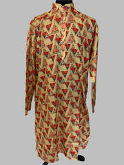 Beige Cotton Men's Kurta - MIRASILKS Beige Cotton Men's Kurta