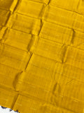 Mustard Kanjivaram Saree with Jasmine Flower( Malli moggu ) motifs