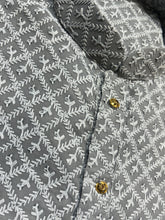 Gray Chikankari Mens Kurta Set - MIRASILKS Gray Chikankari Mens Kurta Set