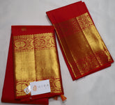 Red Kanjivaram Saree with Golden border