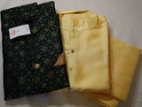 Green Men's 3 piece Kurta set