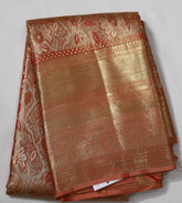 Wedding Golden Zari Kanjivaram Saree