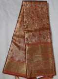 Wedding Golden Zari Kanjivaram Saree