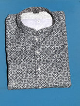 Lucknowi Mens Kurta -Dark Grey - MIRASILKS Lucknowi Mens Kurta -Dark Grey