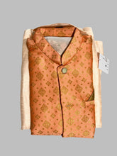 Light Orange 3 piece kurta - MIRASILKS Light Orange 3 piece kurta