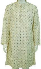 Lucknowi Mens print Kurta Sets - MIRASILKS Lucknowi Mens print Kurta Sets