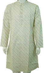 Lucknowi Mens print Kurta Sets - MIRASILKS Lucknowi Mens print Kurta Sets