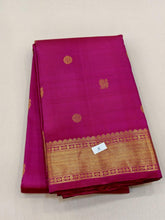 Blush Pink Kanjivaram Saree with Golden Zari Border