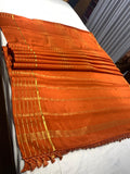Pure Mysore Orange color Saree - Silk Mark Certified