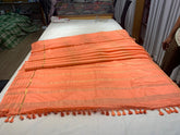 Pure Mysore Coral Peach color Saree - Silk Mark Certified