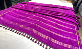 Pure Mysore Dark Purple color Saree - Silk Mark Certified