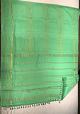 Pure Mysore Mint Green color Saree - Silk Mark Certified