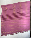 Pure Mysore Mauve Pink color Saree - Silk Mark Certified