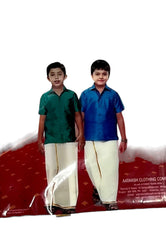 Boys 12 years dhoti - stick type - MIRASILKS Boys 12 years dhoti - stick type