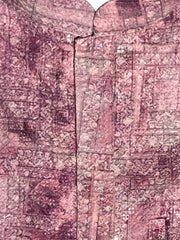 Lucknowi Mens print Kurta -Mauve - MIRASILKS Lucknowi Mens print Kurta -Mauve