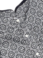 Lucknowi Mens Kurta -Dark Grey - MIRASILKS Lucknowi Mens Kurta -Dark Grey