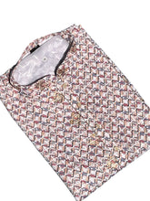 Lucknowi Mens Kurta - Checked patterns - MIRASILKS Lucknowi Mens Kurta - Checked patterns