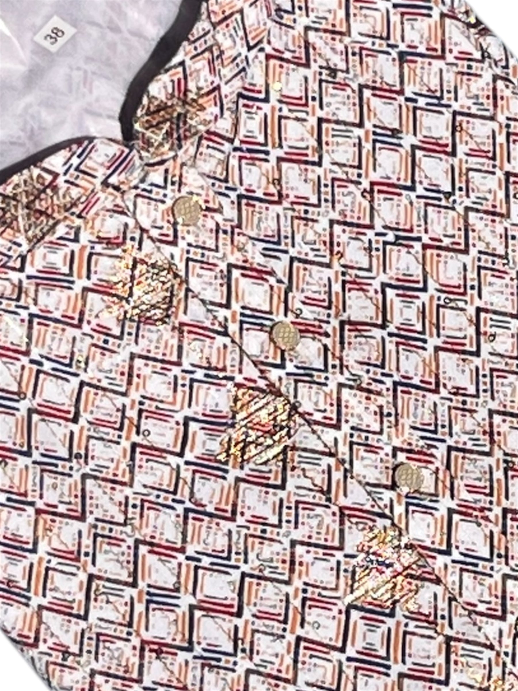 Lucknowi Mens Kurta - Checked patterns - MIRASILKS Lucknowi Mens Kurta - Checked patterns