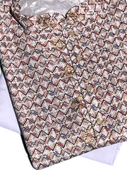 Lucknowi Mens Kurta - Checked patterns - MIRASILKS Lucknowi Mens Kurta - Checked patterns