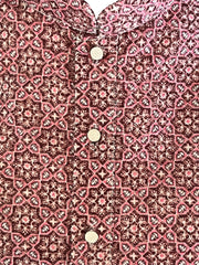 Lucknowi Mens Kurta - Purple - MIRASILKS Lucknowi Mens Kurta - Purple