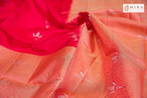 Pink and peach soft silk saree - MIRASILKS Pink and peach soft silk saree