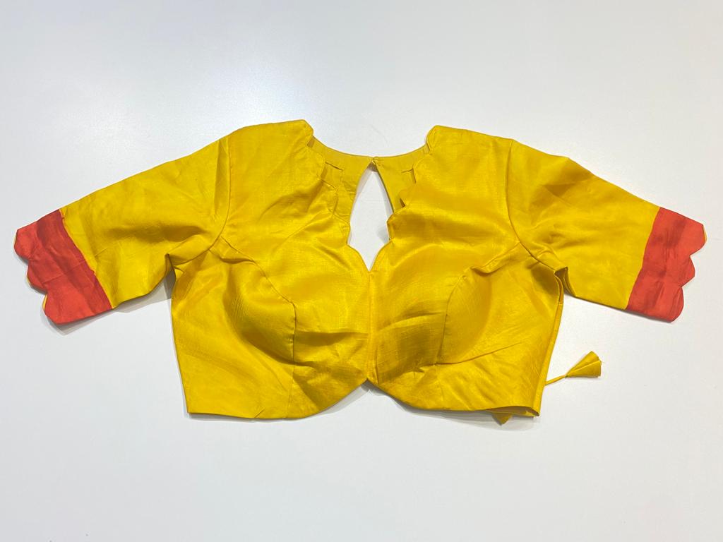 Bengal Silk Saree-Yellow - MIRASILKS Bengal Silk Saree-Yellow