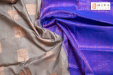 Steel grey soft silk - MIRASILKS Steel grey soft silk