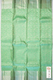 Seafoam Green saree Kanjivaram Silk Saree | SILK MARK CERTIFIED - MIRASILKS Seafoam Green saree Kanjivaram Silk Saree | SILK MARK CERTIFIED