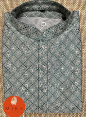 Green Jacquard Kurta Set - MIRASILKS Green Jacquard Kurta Set