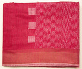 Pink Chanderi Dupion Weaving Saree - MIRASILKS Pink Chanderi Dupion Weaving Saree