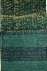 Green Moonga Pure Tissue Saree - MIRASILKS Green Moonga Pure Tissue Saree