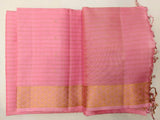 pink color Soft Silk Saree