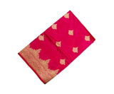 Peach Banaras Katan Silk Saree