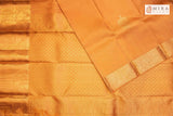 Sandy Brown saree with Copper zari border Kanjivaram Silk Saree - MIRASILKS Sandy Brown saree with Copper zari border Kanjivaram Silk Saree 