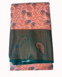 Bubble Gum Pink semi silk saree - MIRASILKS Bubble Gum Pink semi silk saree 