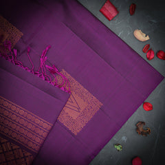 Magenta Kanjivaram Silk Sari
