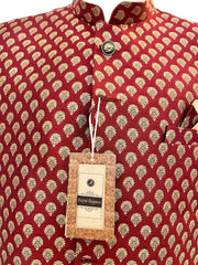 Indian Ethnic Men's Maroon Jacket