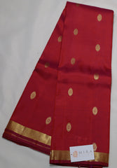 Red Kanjivaram Saree with Golden Border