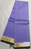 Lavender Kanjivaram Saree with creme Border