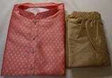 Peach Men's Kurta set