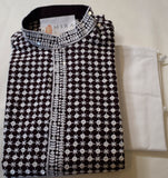 Wine  Men's Kurta set