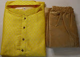 Yellow Men's Kurta set