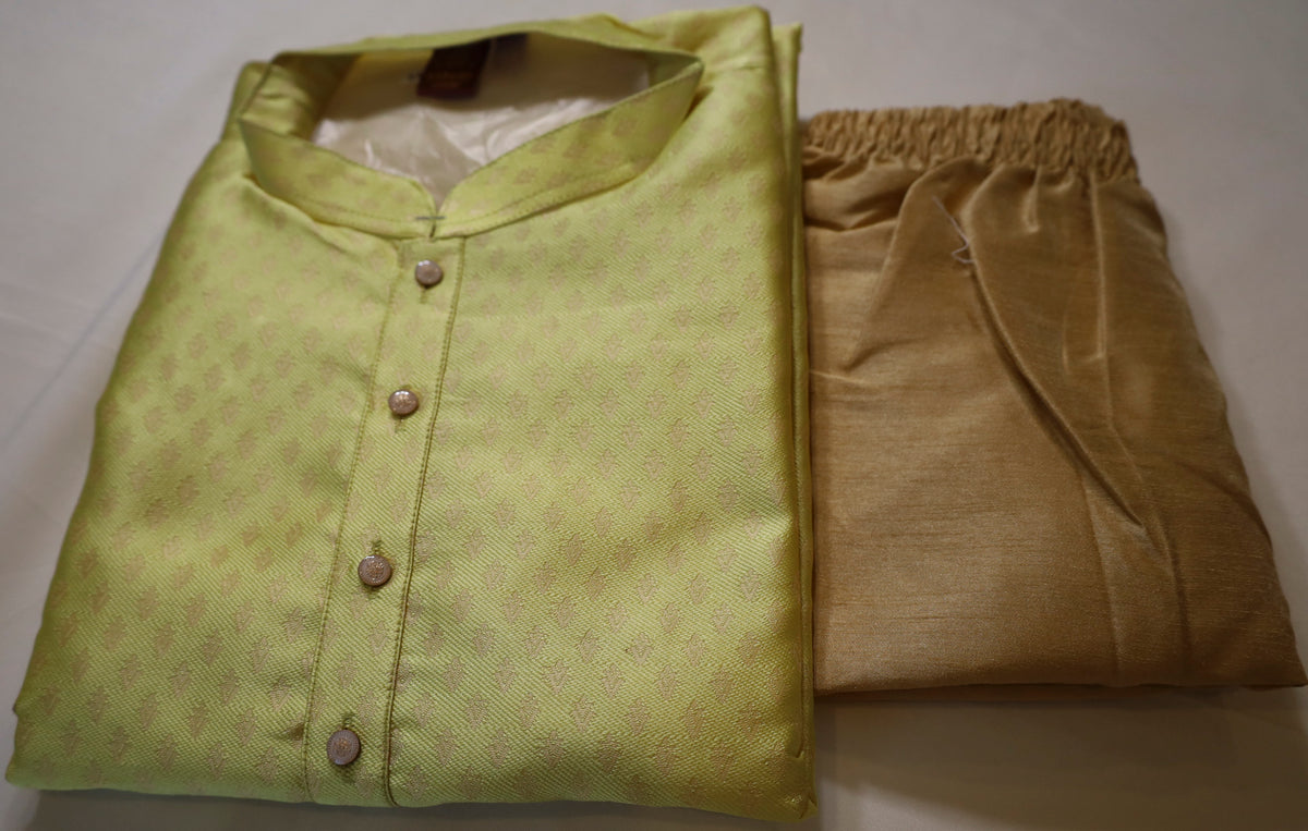 Pear Green Men's Kurta set