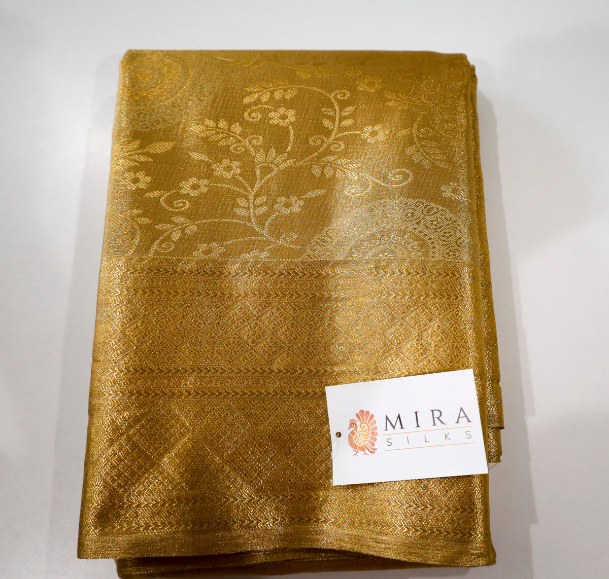 Golden Tissue semi Kanjivaram