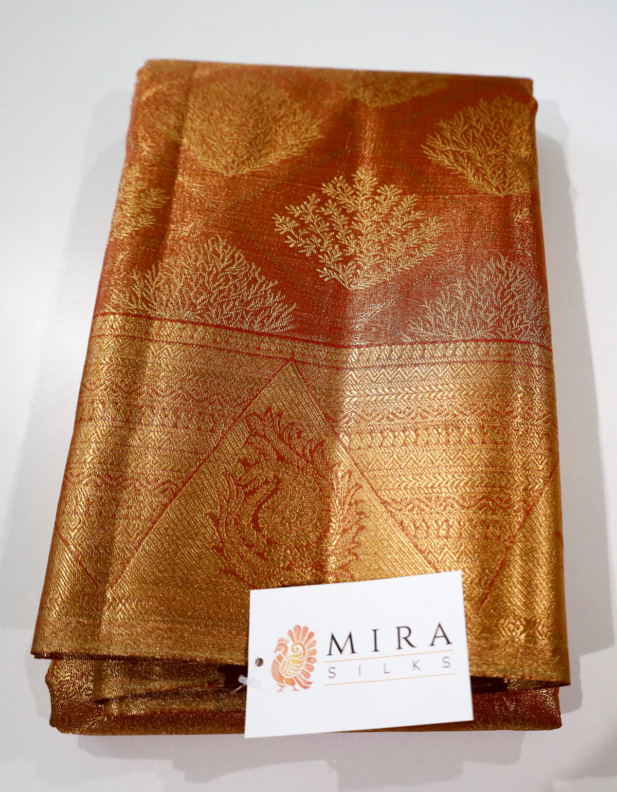 Red Tissue semi Kanjivaram