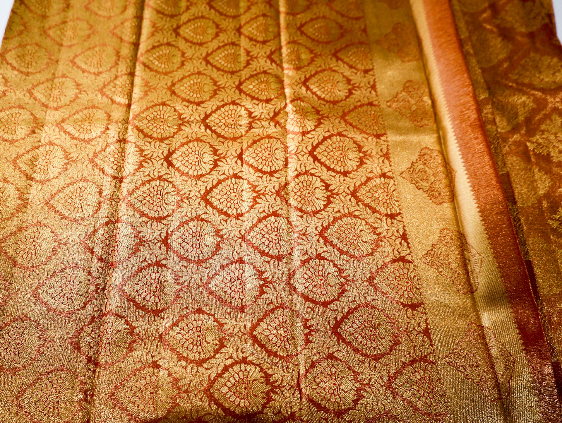 Red Tissue semi Kanjivaram