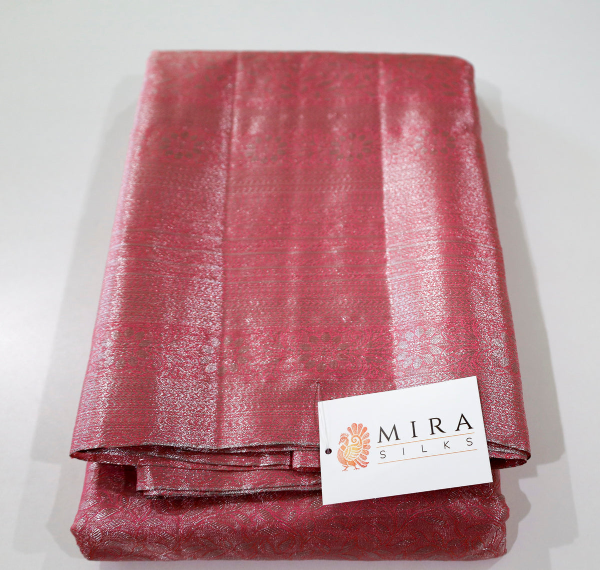 Pink Tissue semi Kanjivaram